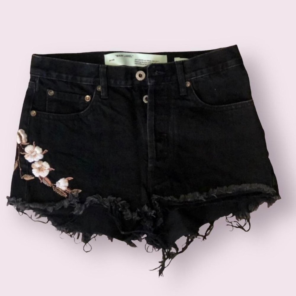 Off-White Jean Shorts​